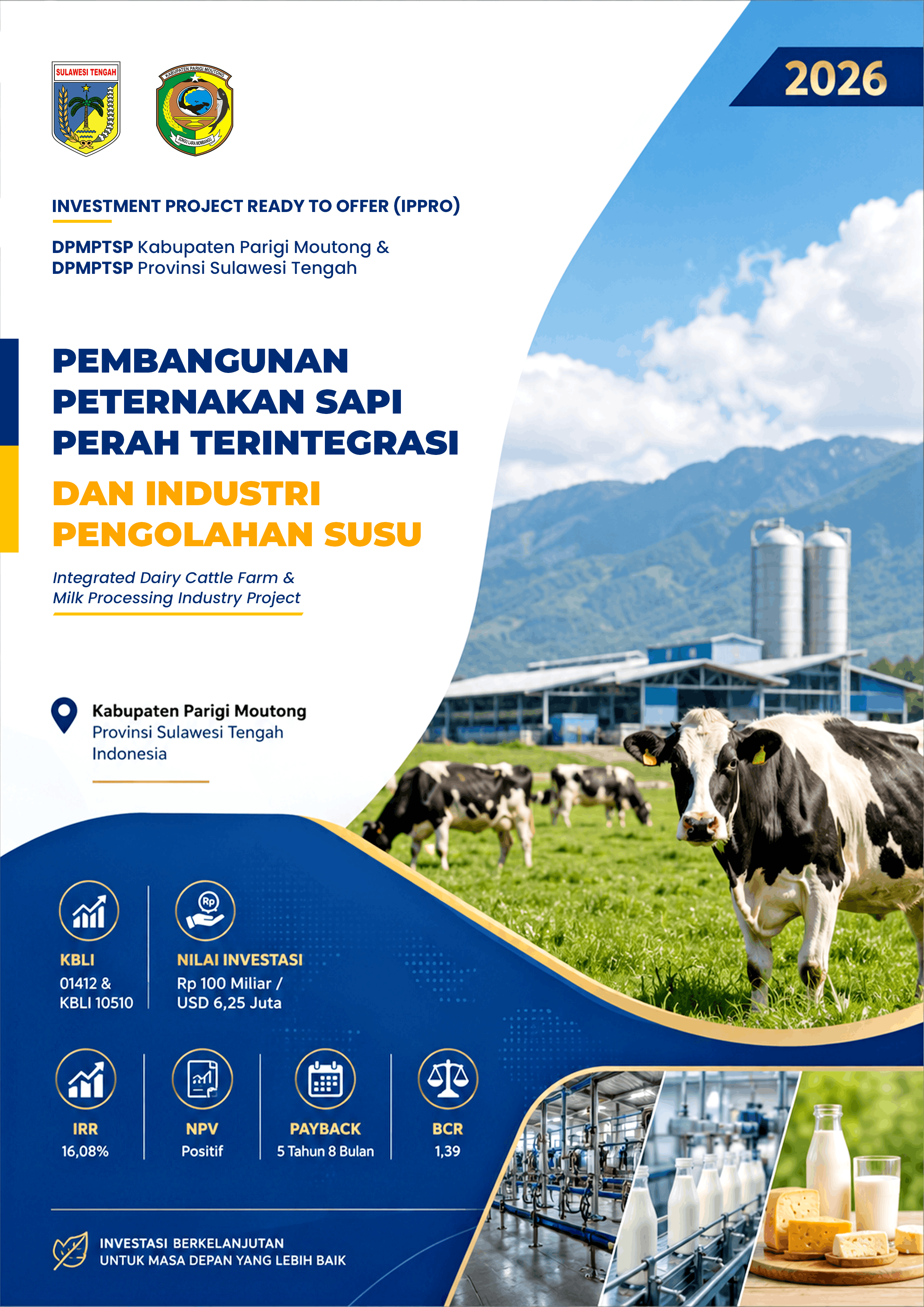 Peternakan Sapi Perah Terintegrasi dan Industri Pengolahan Susu